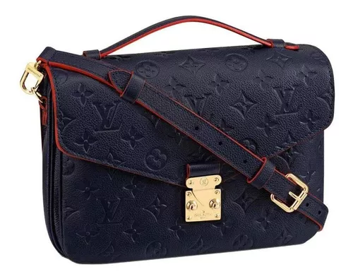 BOLSA LOUIS VUITTON POCHETTE METIS MONOGRAM EMPREINTE AZUL