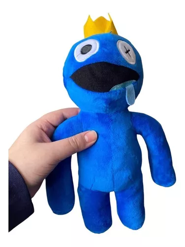 Boneco Pelúcia Blue Rainbow Friends Jogo Azul Monstro Babão