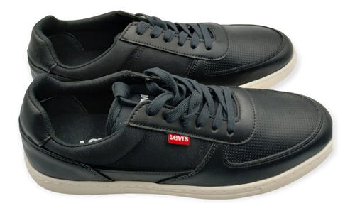 Tenis Para Hombre Levis Negros Comodos Casuales L2222492