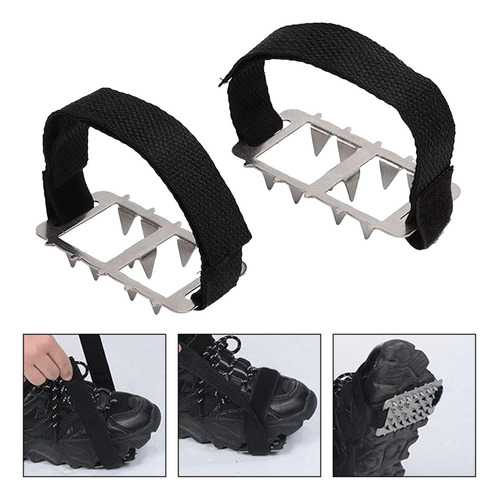 2 X 2xcrampones Para Zapatos, Tacos De Tracción, 2 Piezas