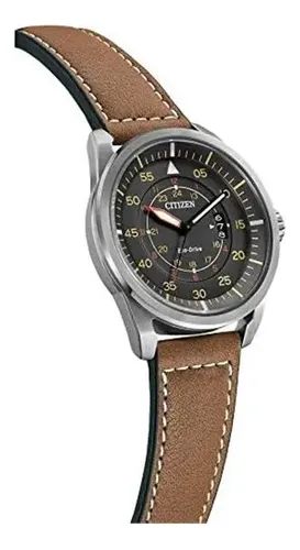 Citizen Eco-drive Weekender Avion Relógio De Campo Em Aço