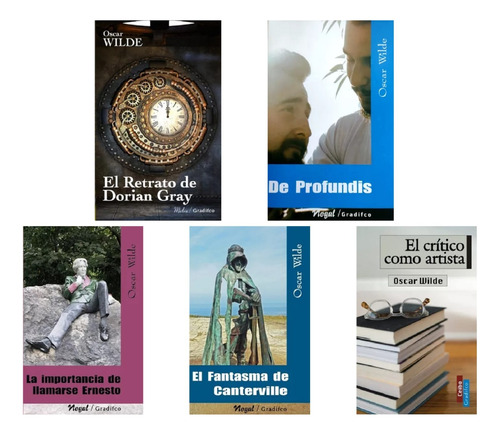 Lote X 5 Libros - Oscar Wilde