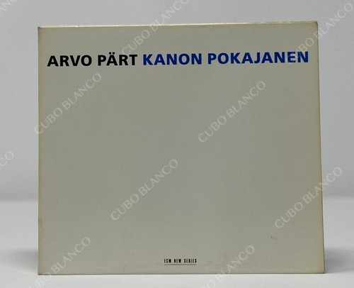 Arvo Part - Kanon Pokajanen 2 Cds 1998