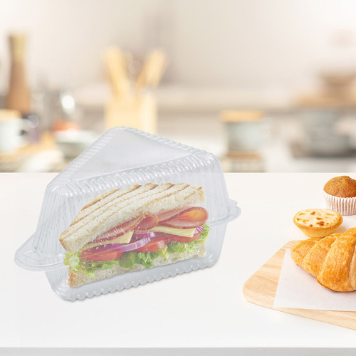 L 100 Juegos De Cajas Triangulares Para Tartas Desechables