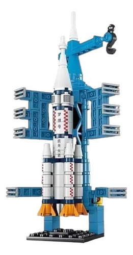 Blocos De Montar Nave Espacial E Foguete Compatível Lego Quantidade De Peças 130