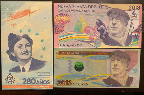 Pack N1 Billetes E Impreso Conmemorativo Casa De Moneda