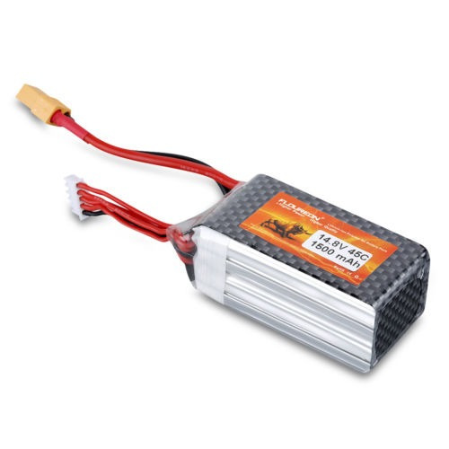 4s 14.8v Batería De Lipo De 1500mah De 45 C Pack Xt60 Conect