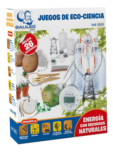 Juego De Eco Ciencia Energía Con Recursos Naturales Galileo