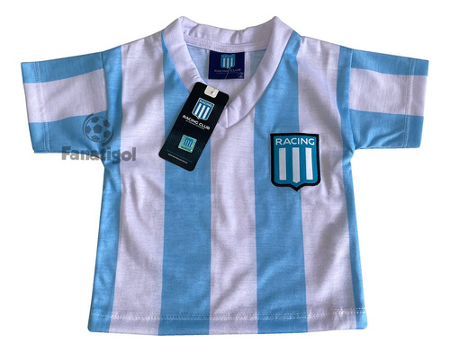 Remera Camiseta De Bebé Racing Club Oficial 