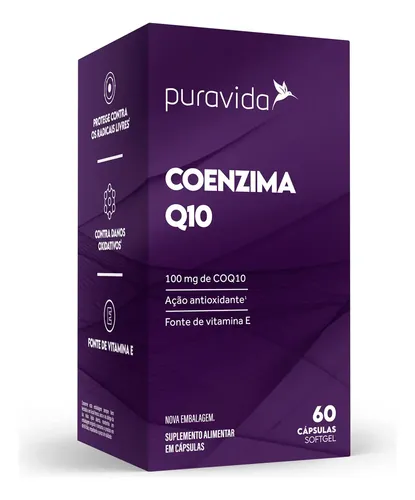 Coenzima Q10 60 cápsulas Puravida