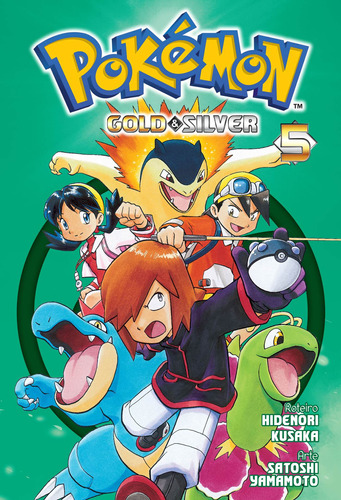 Pokémon Gold & Silver - Volume 5, de Kusaka, Hidenori. Editora Panini Brasil LTDA, capa mole em português, 2018