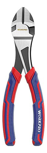 Alicates Diagonales Workpro 7puLG En Acero Crv, Corte De