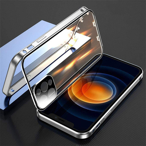 W Capa Magnética De Metal Com Proteção Total De 360° Para