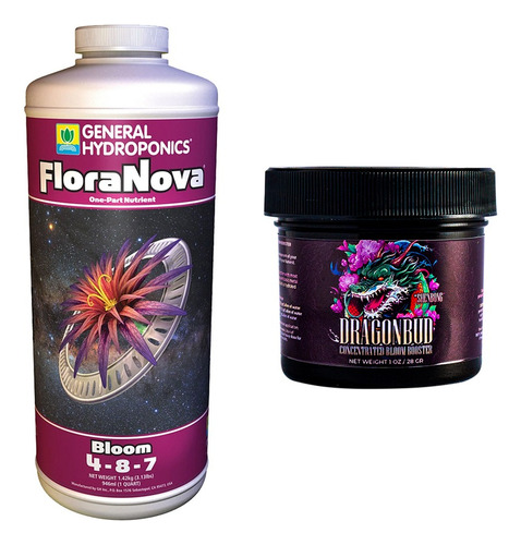 Kit Floranova Bloom 946ml + Seagold Resistencia Al Estres