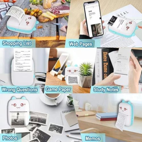 Mini Impresora Térmica Portátil Inalámbrico Para Celular