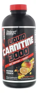 L-carnitine 3000 473 Ml 32 Serv Carnitina Líquida Sf Cn4 Sabor Orange Mango