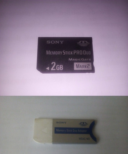  Memory Stick Pro Dúo Sony + Adaptador Para  (psp Y Cámara)
