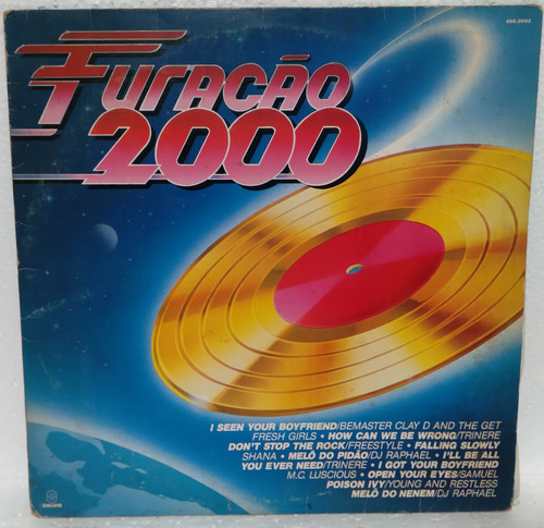 Lp - Furacão 2000 (dj Raphael, Trinere, Freestyle) - 1990 Estandar (Usado)