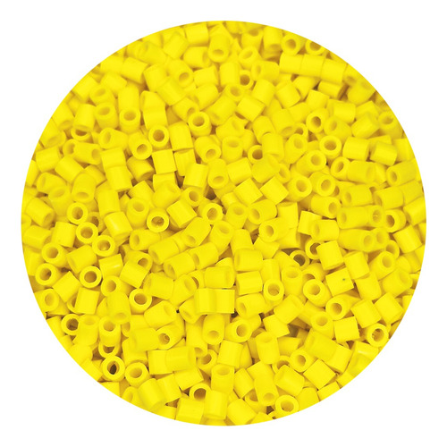 1kilo Hama Beads 5mm Color A , 18000beads Aprox Color Amarillo Claro Diámetro 5 Mm