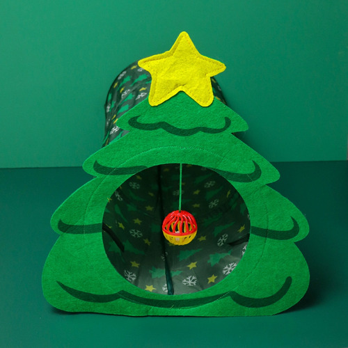(b) Túnel Para Gatos Con Bastones Playtube, Árbol De Navidad
