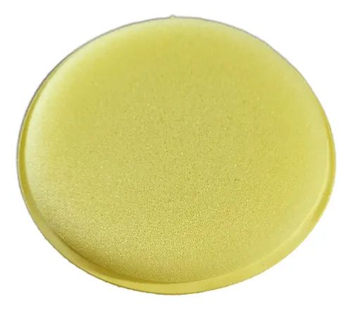 Aplicador Poliespuma Redondo Amarillo Cera Silicona Abrillan