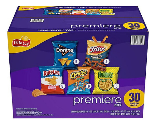 Frito-lay Premiere Mix Paquete Variado De Patatas Fritas30pk