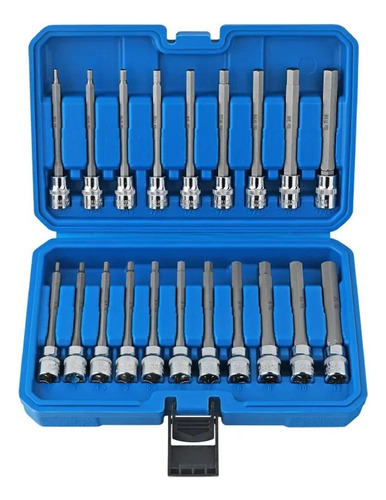 20x Hex Bit Socket Juego De Accesorios Estándar Y