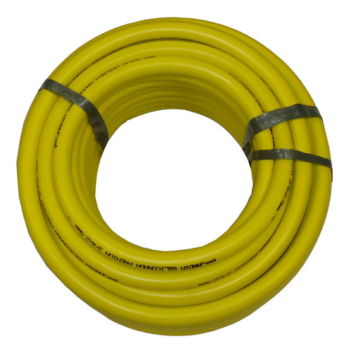 Mangueira Jardim Premium Trançada Silicone Amarela 3/4 100m Cor Amarelo