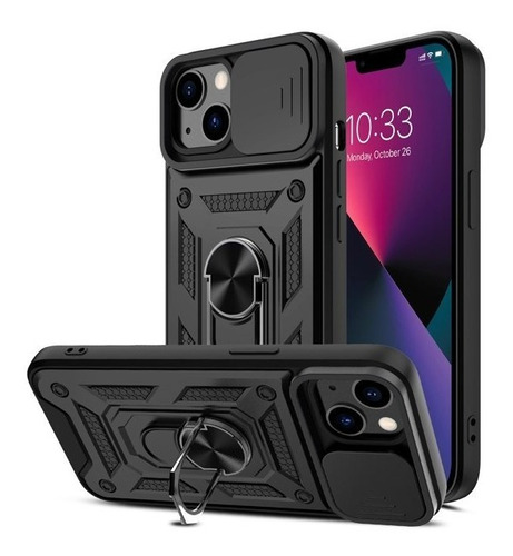 Funda Protectora Armor Con Anillo Para iPhone 13 Pro Max