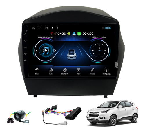 Kit Multimidia Kronos 9 Polegadas Android Ix35 2010 A 2021