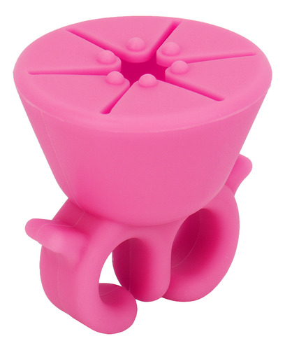 Anillo Portátil De Silicona Suave Con Soporte Para Botellas