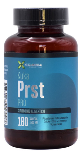 Kuka Prst Suplemento Para La Próstata De 180 Tabs 1500 Mg Sabor Sin Sabor