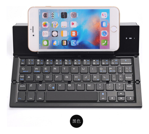 Teclado Plegable, Inalámbrico Bluetooth De Aluminio, Para