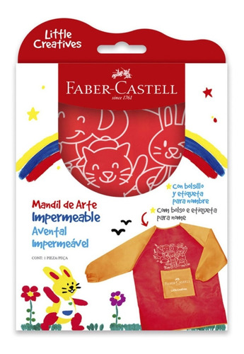 Delantal Infantil Impermeable Faber Castell