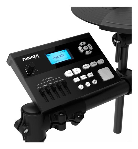 Bateria Eletrônica Trigger Td-400 Completa Display De Led