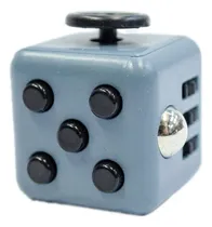 Comprar Cubo Relajante Antiestres Gris Oscuro Con Negro Fidget Cube