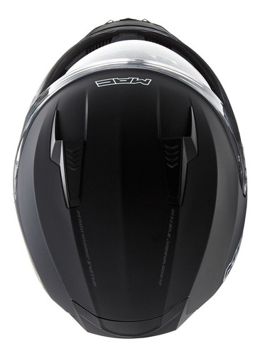 Imagen 5 de 8 de Casco Moto Integral Mac Bass Negro Mate Visor Simple