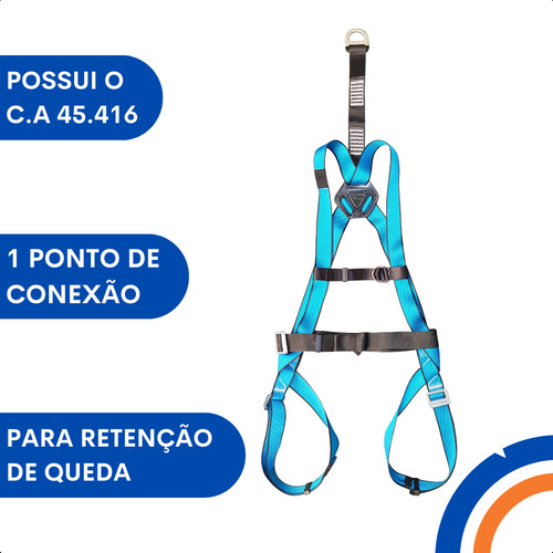 Cinto Paraquedista Pl 1070 C Cinturão Trabalho Em Altura Epi