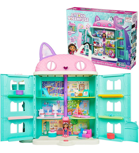 Casa De Muñeca De Gabbys Dollhouse Con Sonidos Y Accesorios