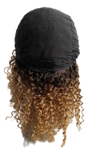 Perucas De Bandana Perucas De Cabelo Humano Cor Omber 35cm