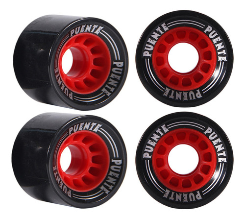 4 Piezas Longboard Ruedas De Skateboard 70x51mm Dureza Pu 9