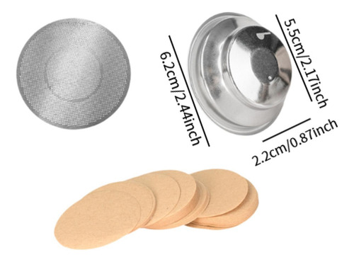 Filtros De Papel Redondos Para Cafetera, Filtro Conjunto A