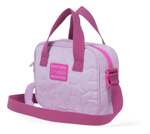 Bolsa tiracolo Cloe Girls para meninas com estrela roxa bordada