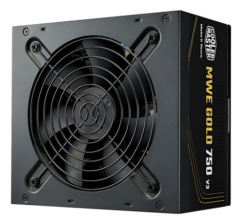Fonte Cooler Master Mwe Gold 750 V3, 750w, Atx 3.1, 80 Plus