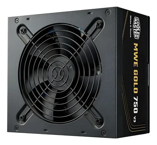 Fonte Cooler Master Mwe Gold 750 V3, 750w, Atx 3.1, 80 Plus - foto 1
