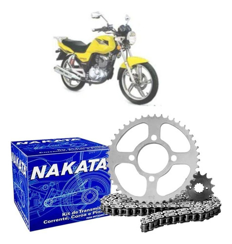 Kit Relação Transmissão Nakata Suzuki Yes 125 2005-2014