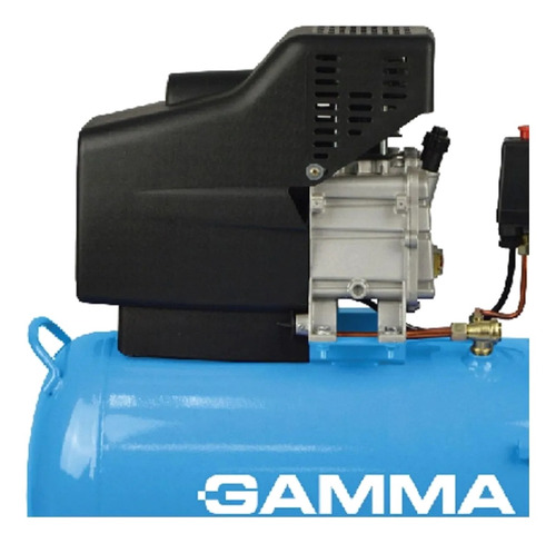 Imagen 2 de 4 de Compresor De Aire Gamma G2852ar 1,5 Hp 25 L 220 V - 50 Hz Color Celeste Fase eléctrica Monofásica
