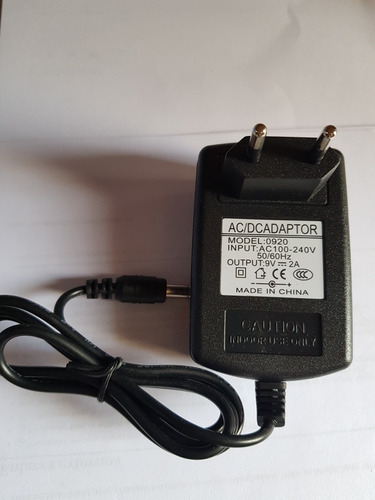 Transformador Ac-dc 220vac 9volts Dc 2amp  Dc 5.5  2.5 Mm