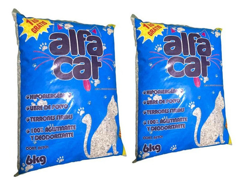 Alfacat Arena Aglutinante Para Gato Con Aroma 12 Kg