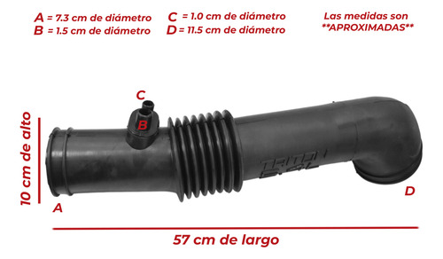 Manguera Purificador Aire Para F-150 F-250 F-350 5.4l 99-04